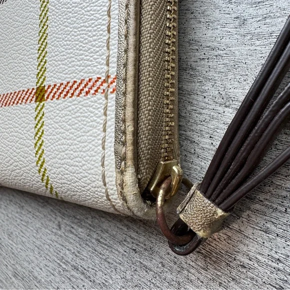 Low start rehab Coach Peyton Tattersall bi fold zip around small Wallet REHAB - Picture 8 of 12